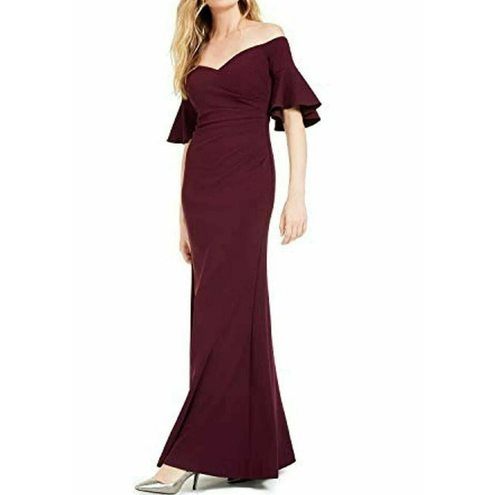 Calvin Klein Off-the-Shoulder Sweetheart Gown, Size 8, NwT